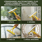 3-i-1 Multifunktionell Glasrengörare