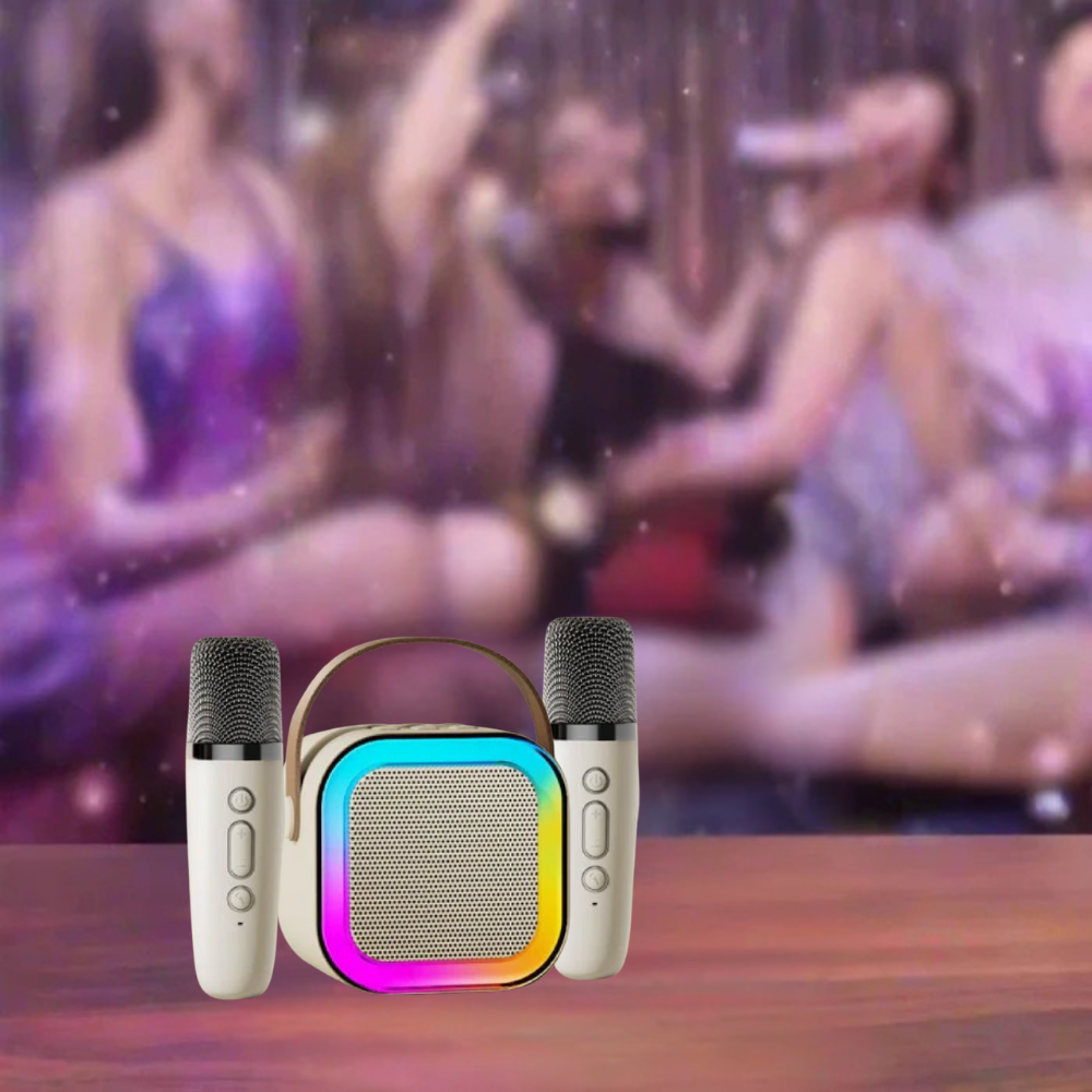 Wireless Karaoke Microphone & Speaker – For Kids and Adults