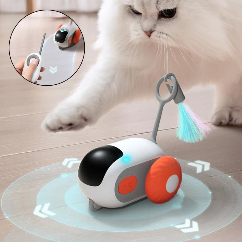 Interactive toy car self-driving and with remote control