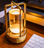 Lumière d'Orée – Trådlös designlampa i kristall och metall