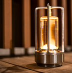 Lumière d'Orée – Trådlös designlampa i kristall och metall