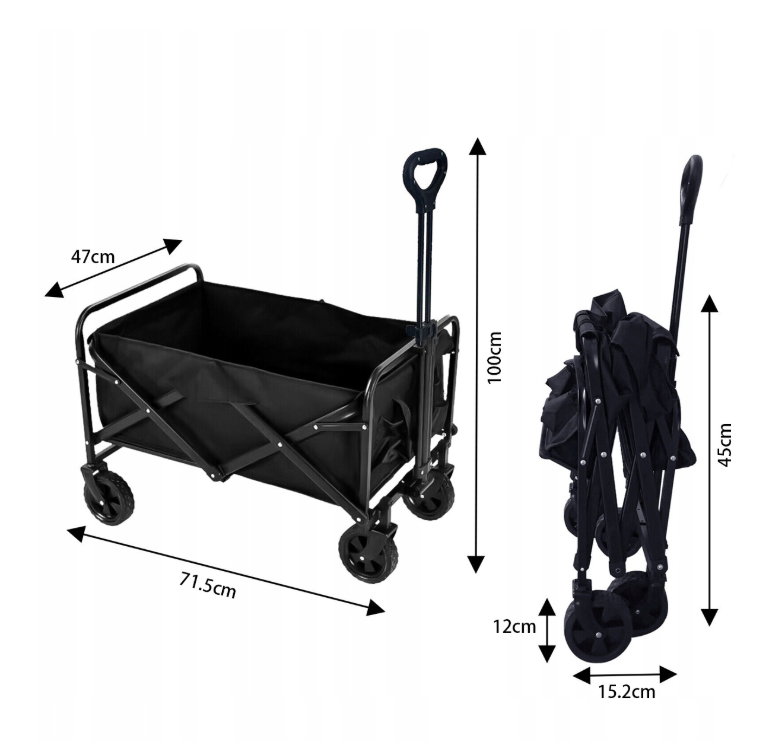 GoCarry Foldable Cart – For beach, garden & shopping