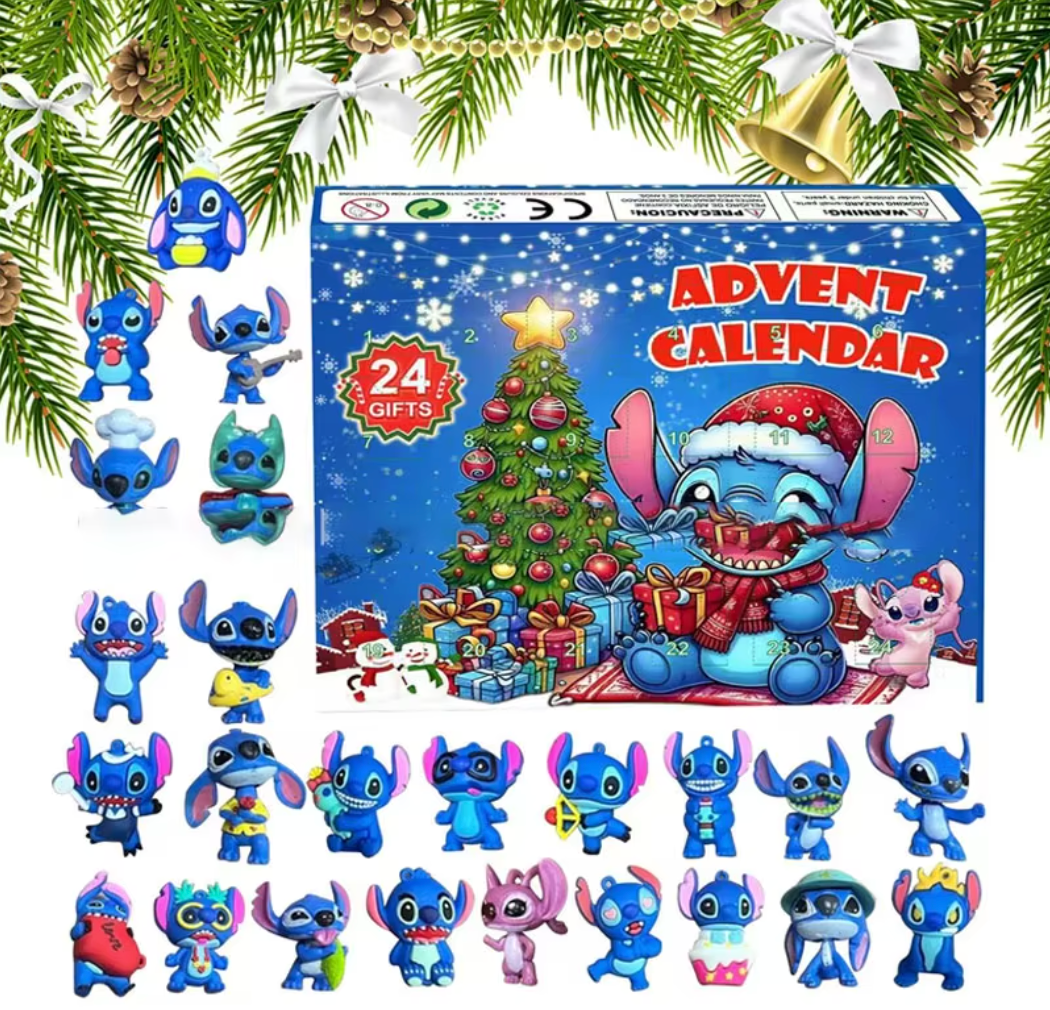 Adventskalendrar 2025 för hela familjen – Stitch, Fotboll, Pussel & Kristaller