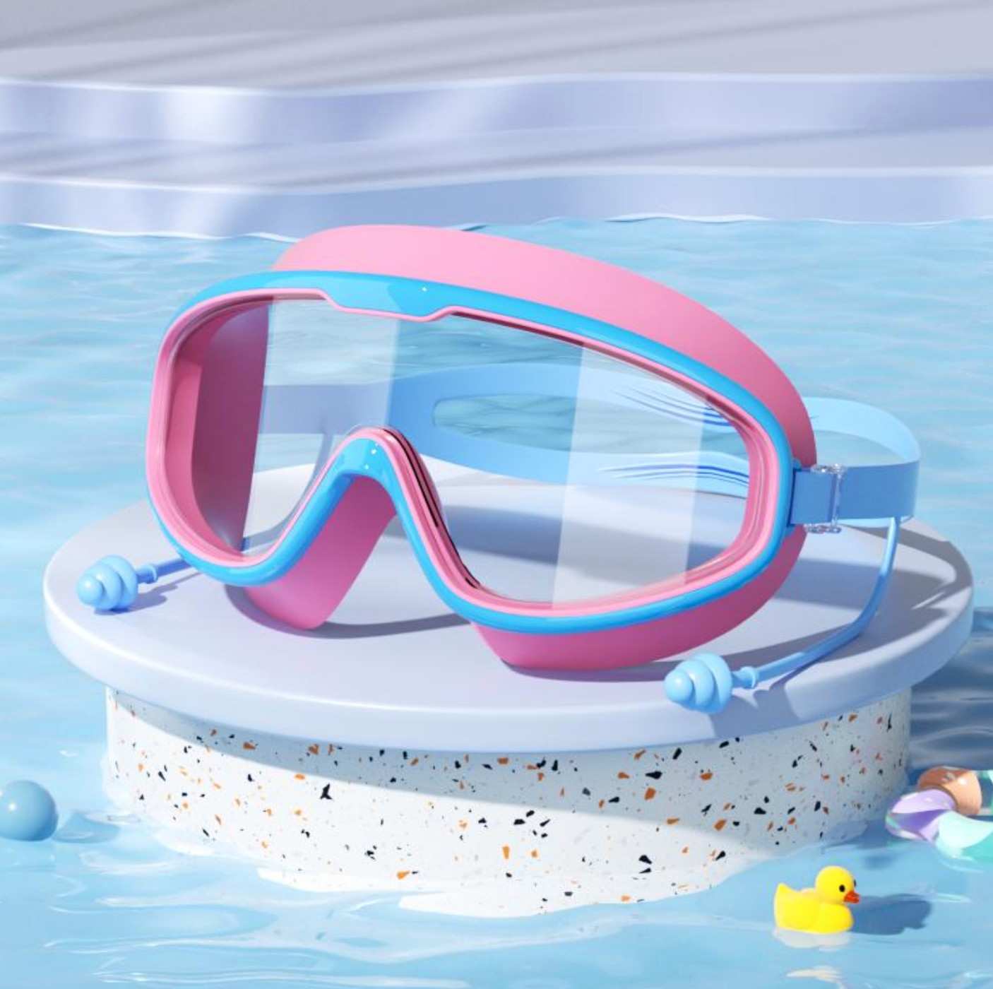 AquaGuard-simglasögon för barn med öronskydd (2–14 år)