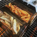 Grillkorg 360° – Roterande Grillkorg i Rostfritt Stål