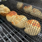 Grillkorg 360° – Roterande Grillkorg i Rostfritt Stål