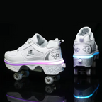 Sneakers med hjul – GlideStep 2-i-1 rullskor