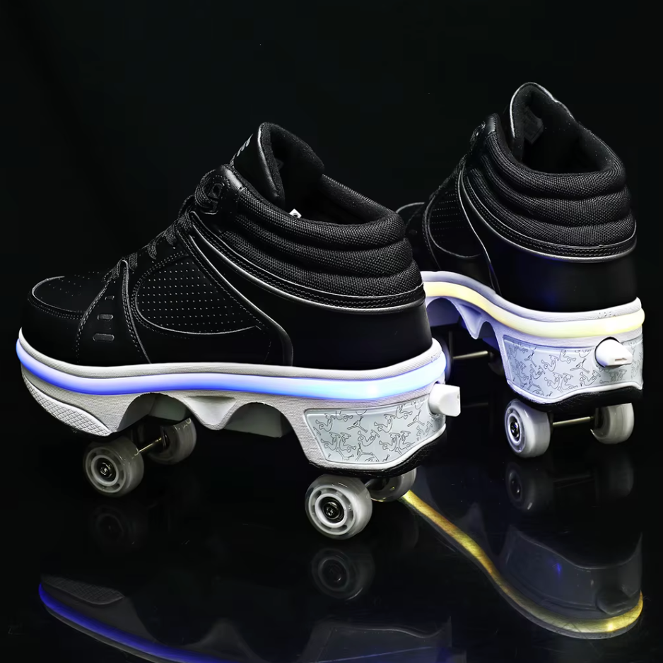 Sneakers med hjul – GlideStep 2-i-1 rullskor