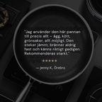 Premium Hybridpannan – stekpanna rostfritt & non-stick i ett