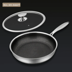 Premium Hybridpannan – stekpanna rostfritt & non-stick i ett