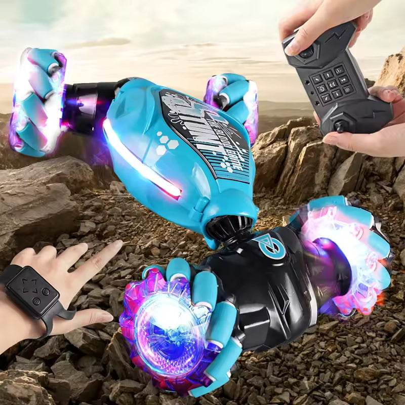 StormRacer DualControl – Stunt Car Controlled by Hand + Remote Control