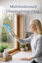 3-i-1 Multifunktionell Glasrengörare