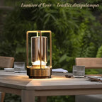 Lumière d'Orée – Trådlös designlampa i kristall och metall