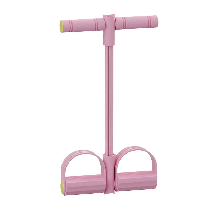 Multifunctional exercise band with foot loop for effective full-body training