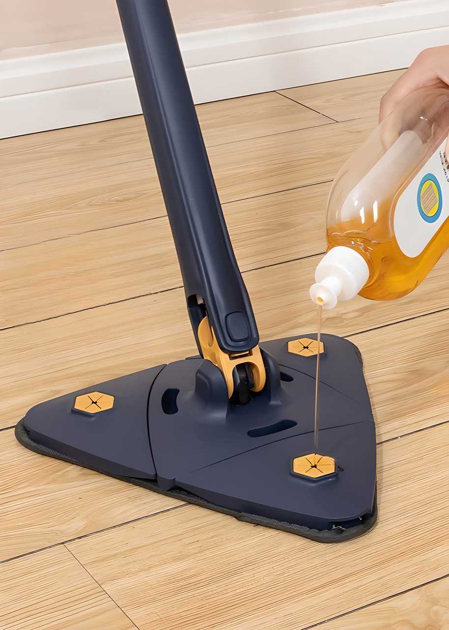 SmartMop 360 – roterande mopp med självrengöring och justerbart handtag
