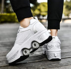 Sneakers med hjul – GlideStep 2-i-1 rullskor