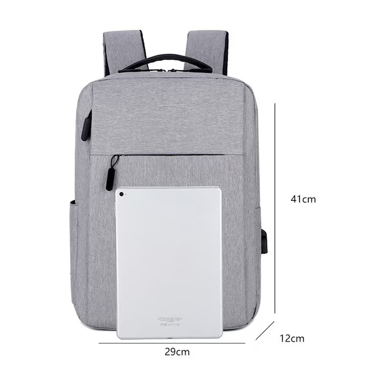 Laptop backpack with smart organization and USB port