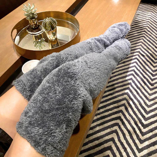 Fluffa – long, soft fleece loungewear socks