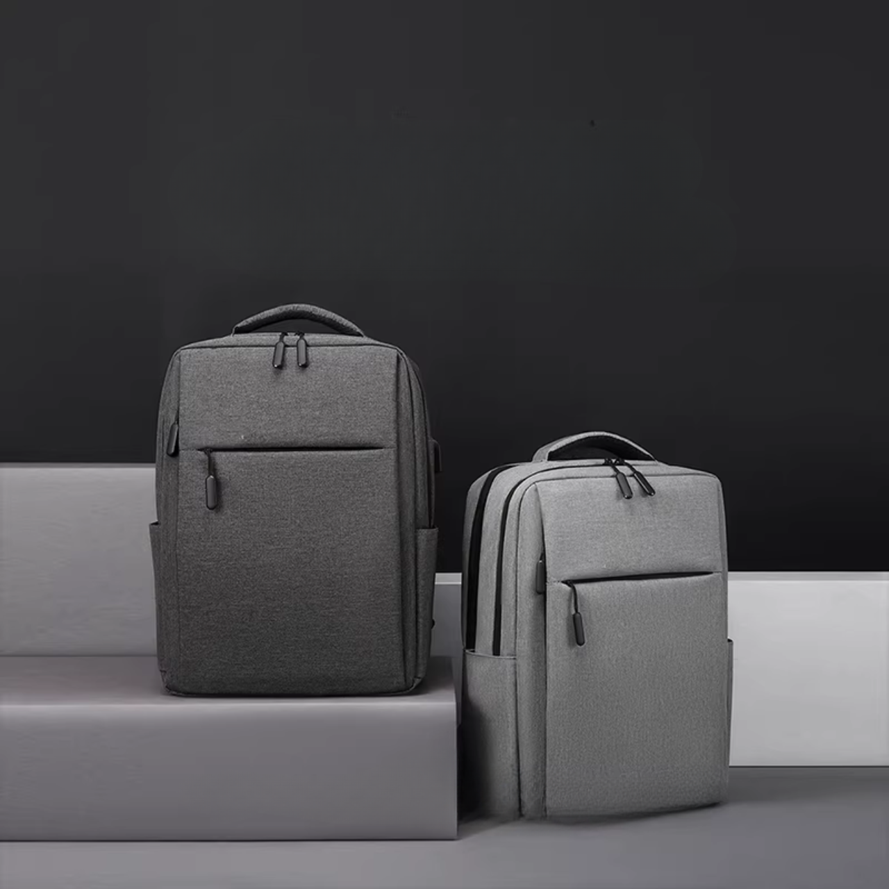 Laptop backpack with smart organization and USB port