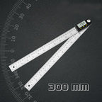Digital Vinkelmätare & Linjal med LCD-display 360°