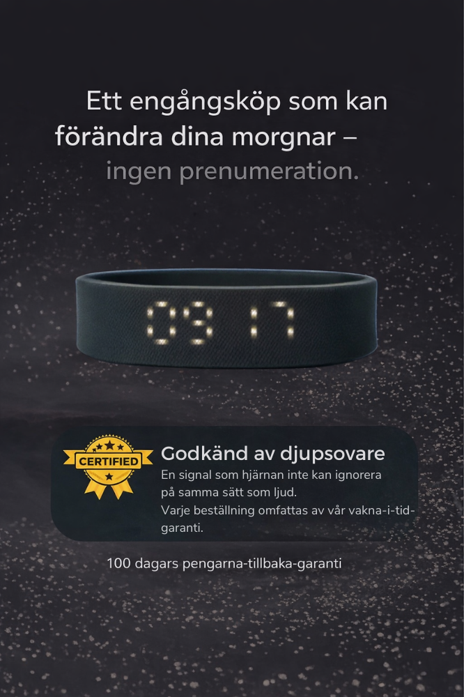 Vibrerande Väckararmband