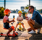ScootRide 2-i-1 sparkcykel