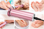 SmoothHeel™ Elektrisk fotfil och nagelfil 2-i-1