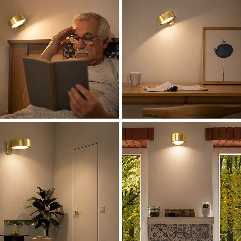 GlowFlex – Trådlös magnetisk lampa för flexibel belysning
