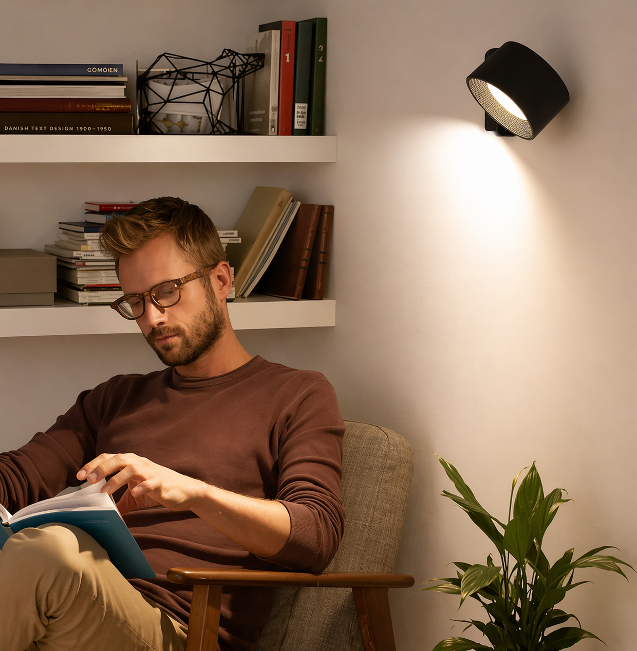 GlowFlex – Trådlös magnetisk lampa för flexibel belysning