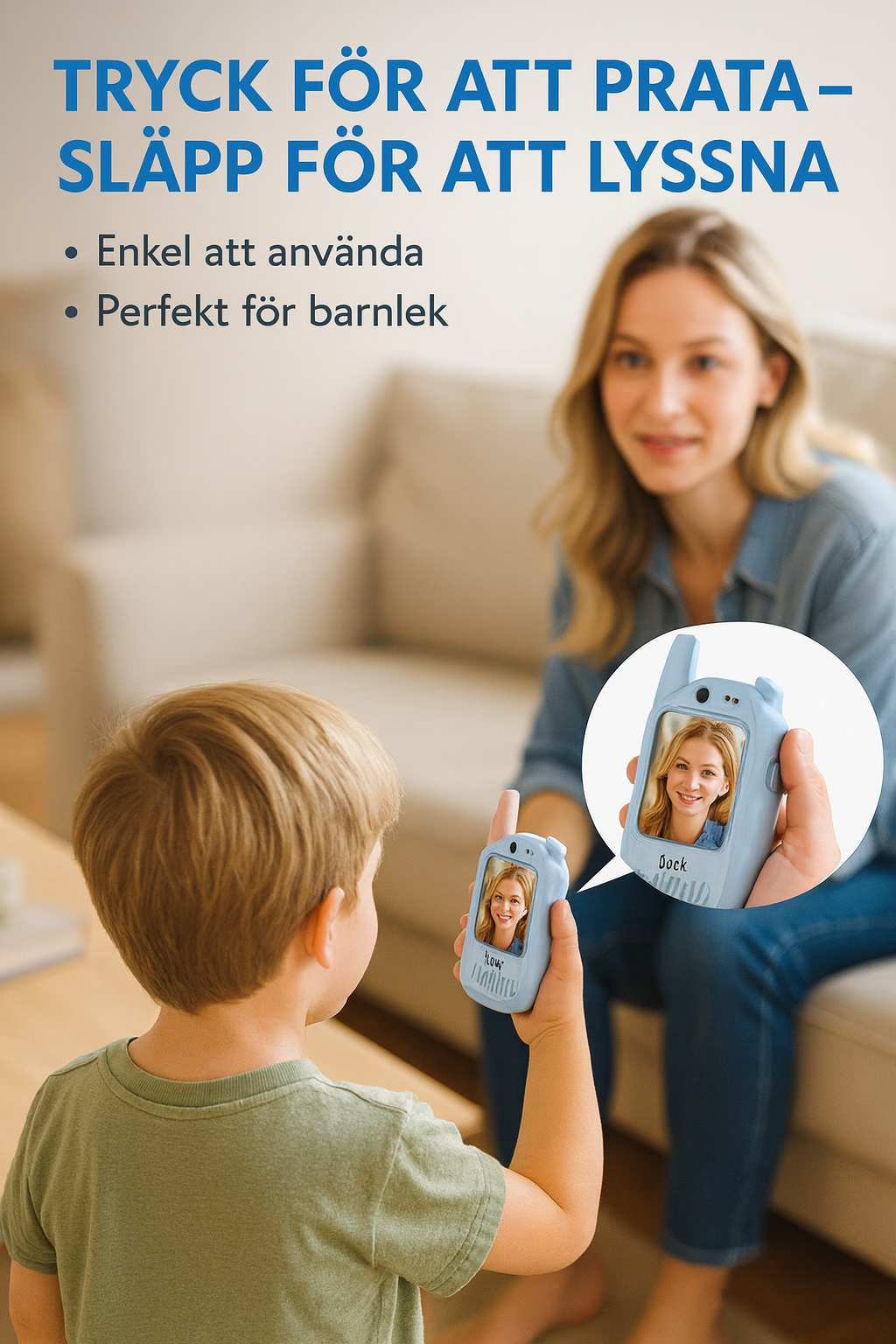 Video Walkie Talkies – with camera & voice changer (2-pack)