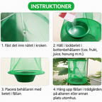 Upphängningsbar insektsfälla – Giftfri lösning för mygg, flugor och getingar