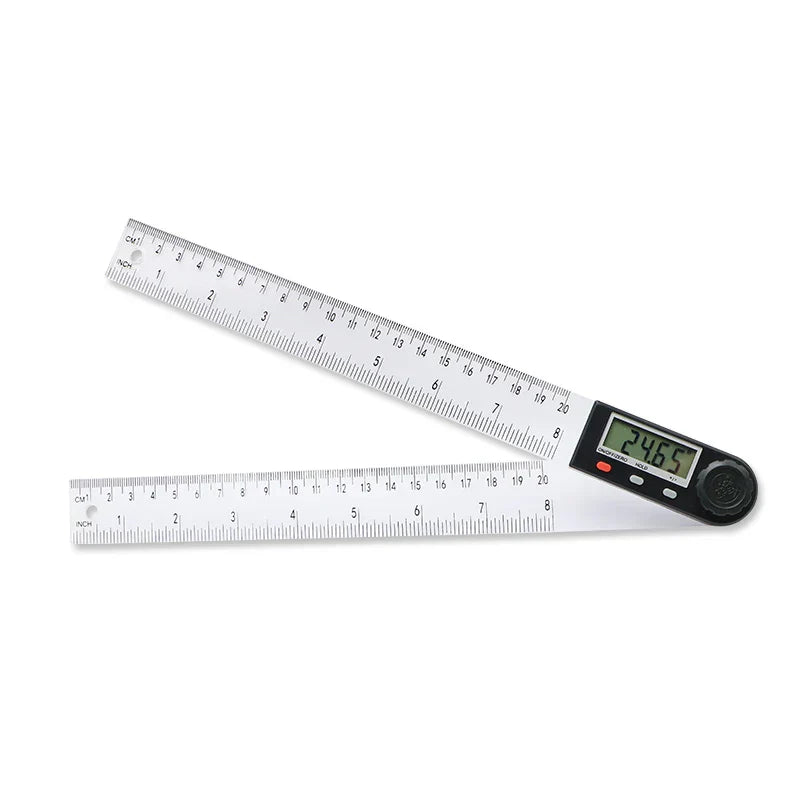 Digital Vinkelmätare & Linjal med LCD-display 360°