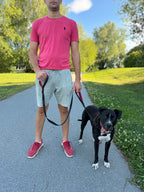 Reflexkoppel med dubbla handtag