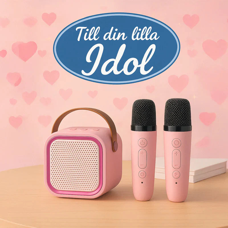 Wireless Karaoke Microphone & Speaker – For Kids and Adults