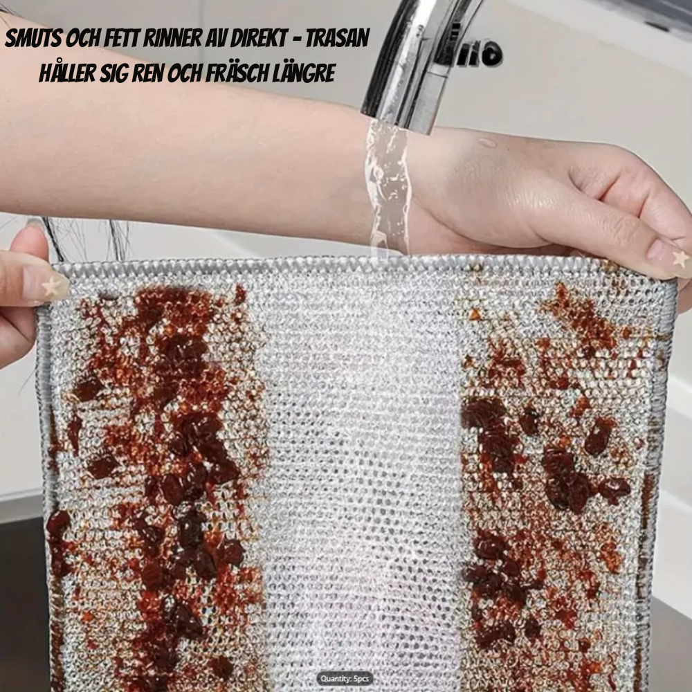 Purewipe - Microfiber cloth for effective and hygienic cleaning without chemicals