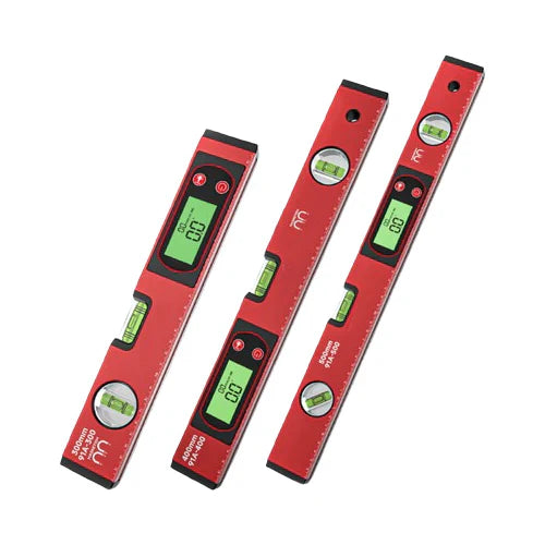 Smart Digital Level Ruler with Magnetic Base and LCD Display