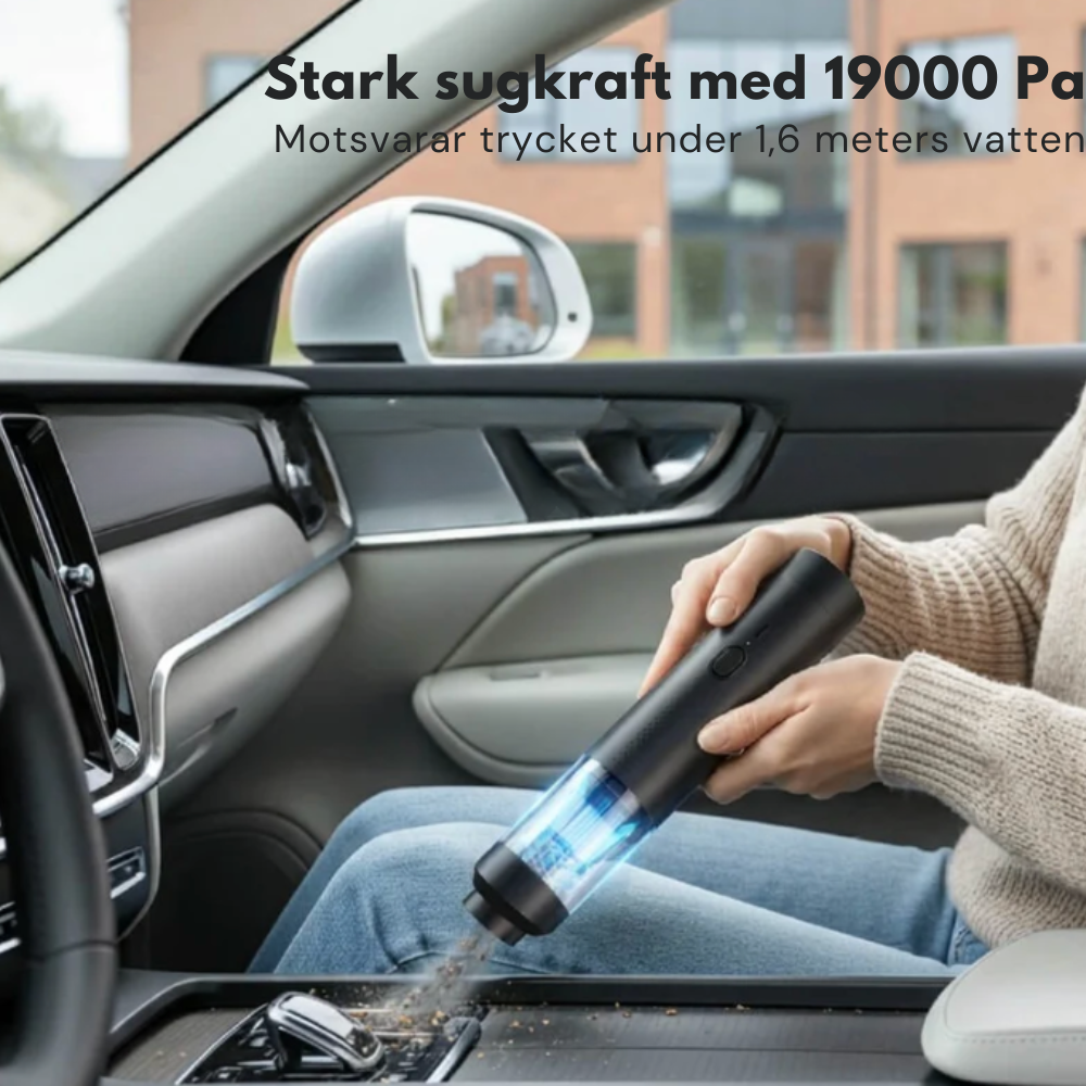 AutoRen Compact – Kompakt bildammsugare + blåsare