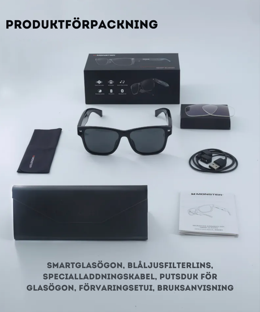 Monster Airmars S01 – AI-solglasögonen som ger dig frihet, funktion och stil