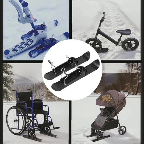 Barnvagnskidor – Skidor till barnvagn, rullstol, cykel.