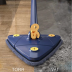 SmartMop 360 – roterande mopp med självrengöring och justerbart handtag