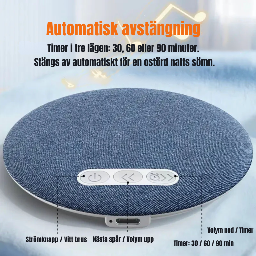 Somnia™ - Bluetooth-kuddhögtalare