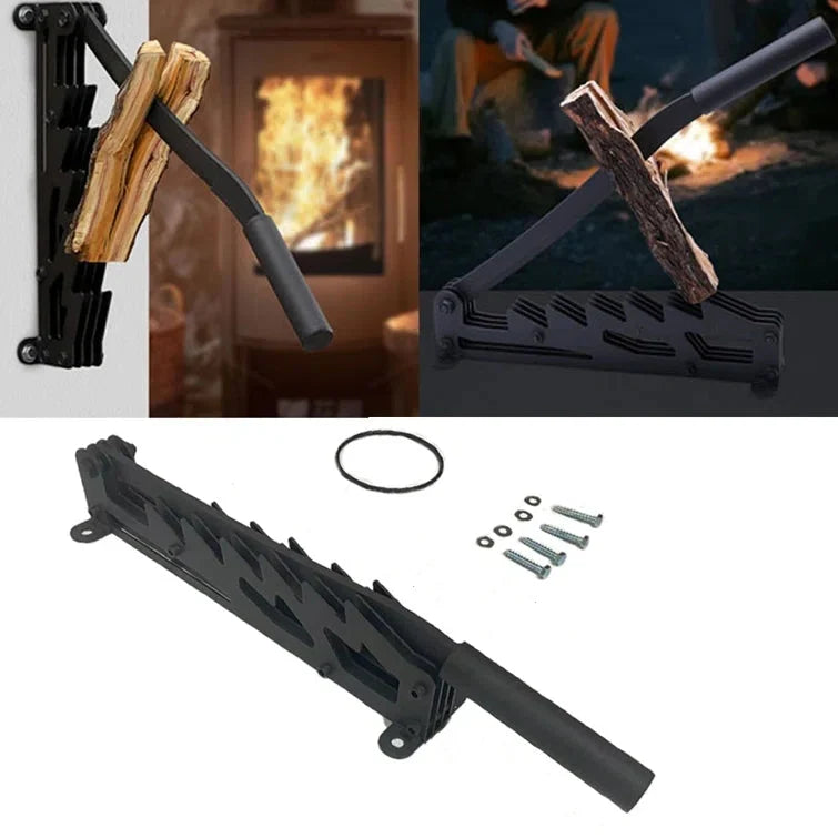 Wall-Mounted Log Splitter