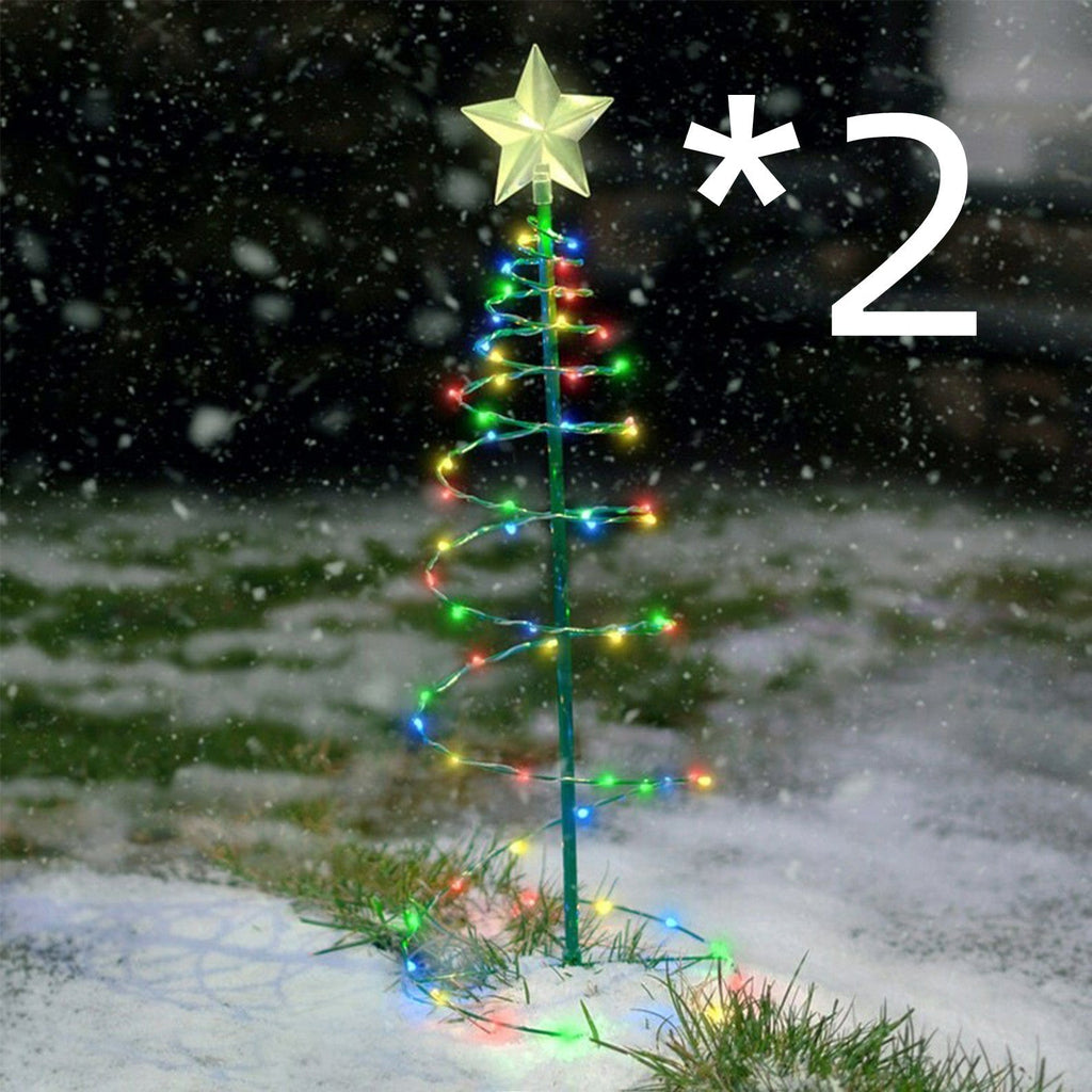 Solar Powered Outdoor Christmas Tree