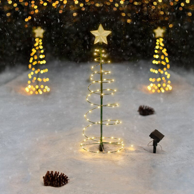 Solar Powered Outdoor Christmas Tree