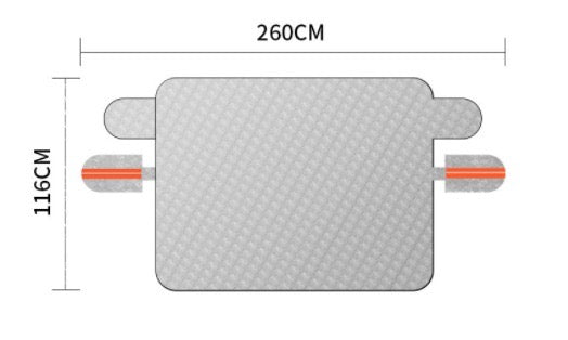 Premium Magnetic Snow and Ice Protector for Cars