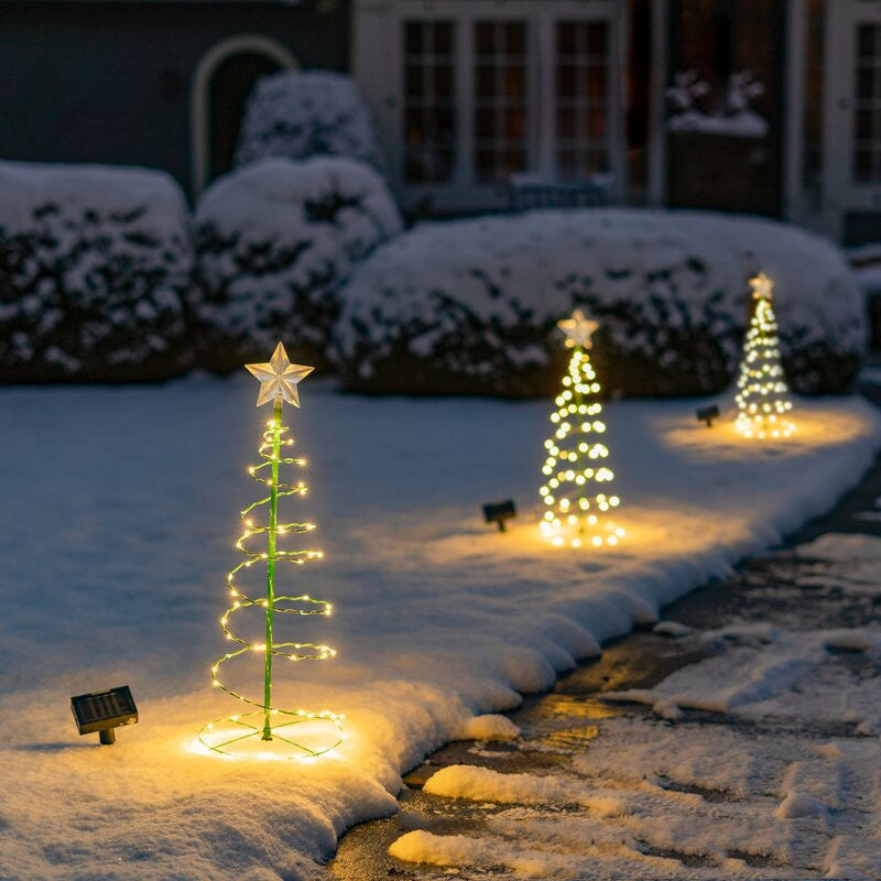 Solar Powered Outdoor Christmas Tree