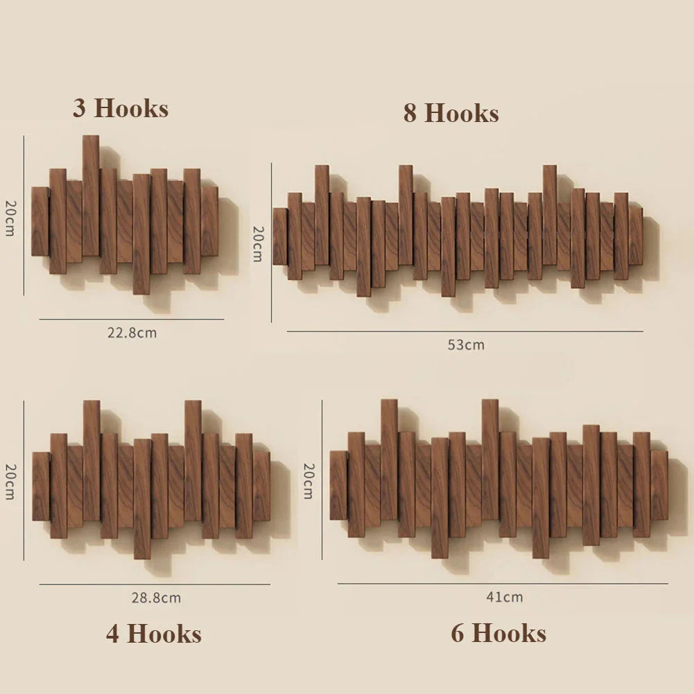 Fold-Down Hook – Foldable Wooden Wall Hook