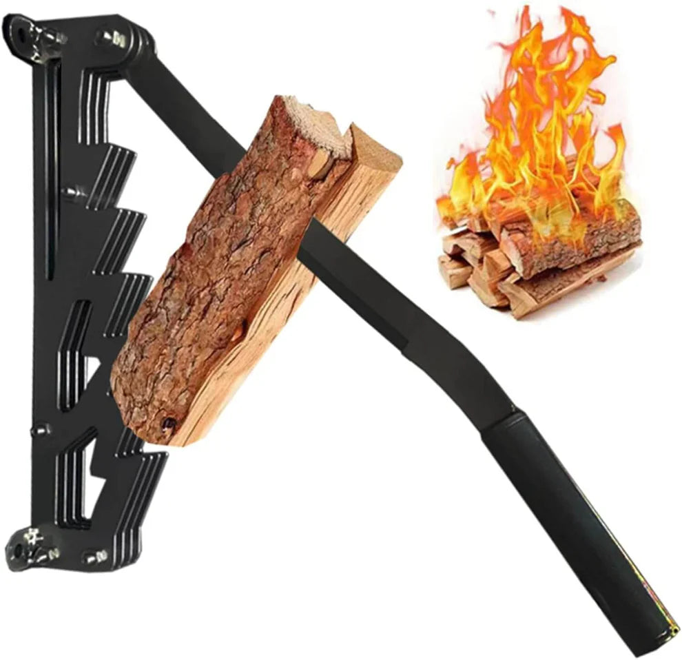 Wall-Mounted Log Splitter