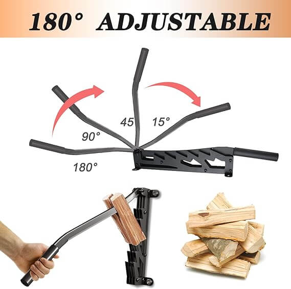 Wall-Mounted Log Splitter