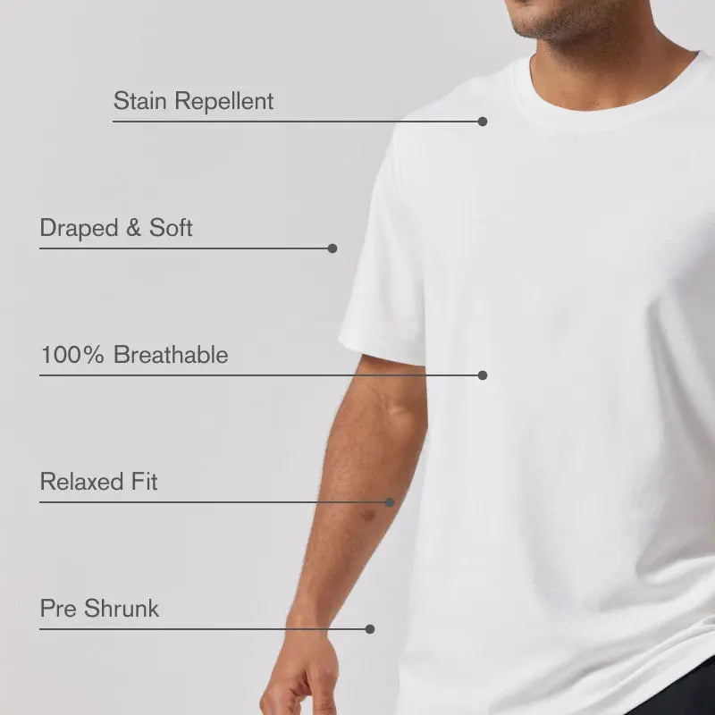 Hydrophobic T-shirt – water and stain repellent